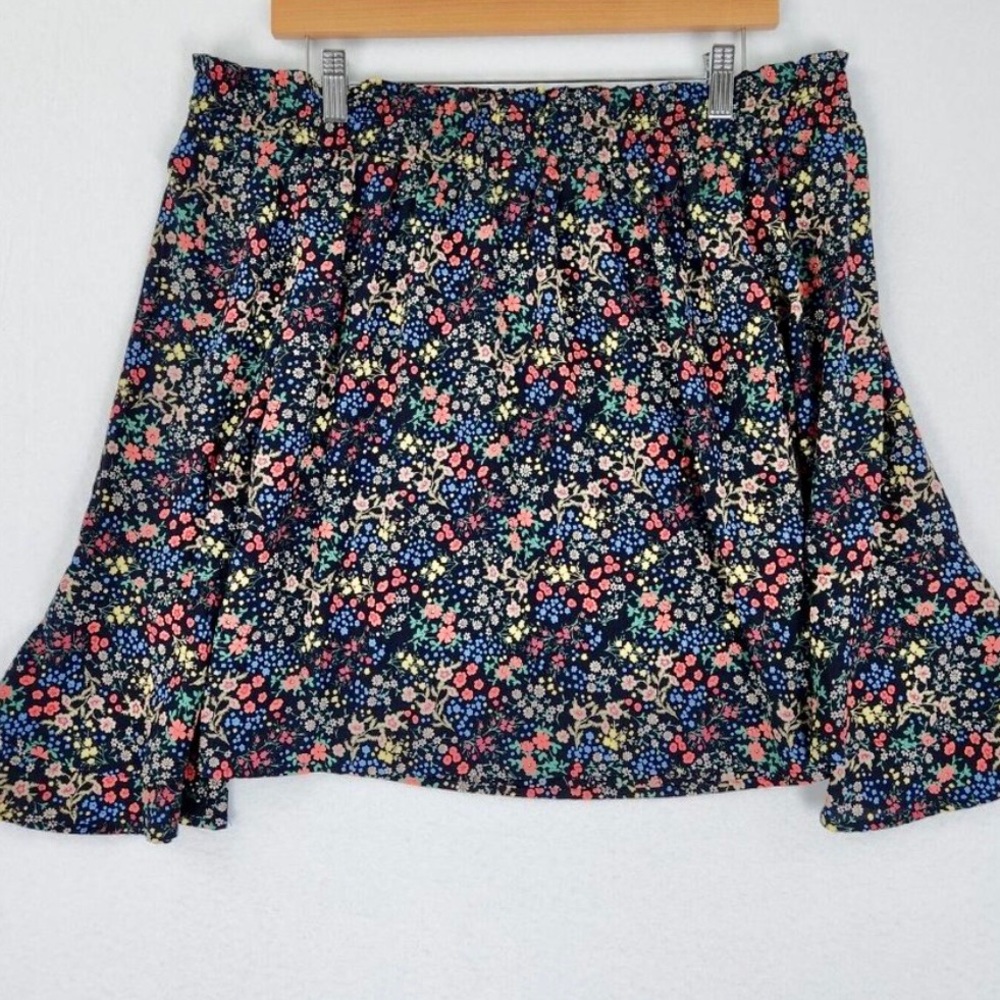 LUCKY BRAND Off The Shoulder Floral Bohemian Blouse - Picture 8 of 10